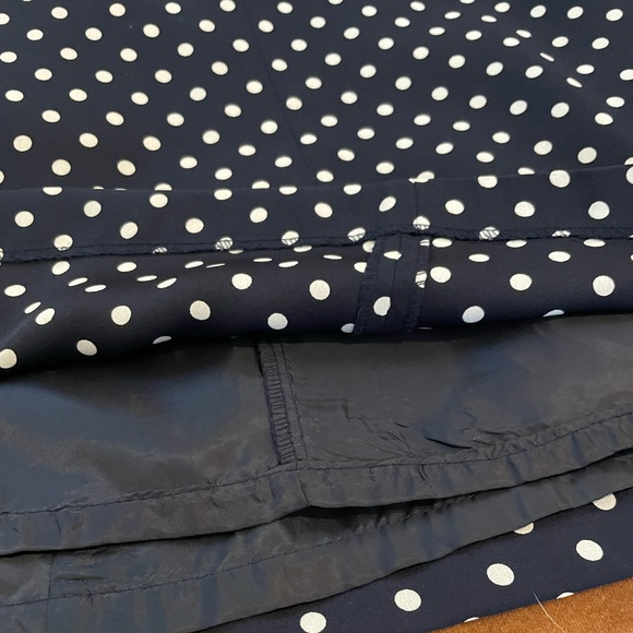 Vintage Full Black & White Polka Dot Skirt (10) - Picture 3 of 7